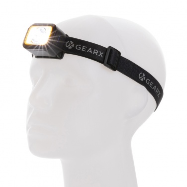 Logotrade promotional giveaway image of: Gear X RCS rPlastic heavy duty head torch