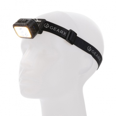 Logo trade corporate gift photo of: Gear X RCS rPlastic heavy duty head torch