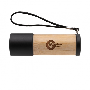 Logotrade promotional item picture of: Bamboo and RCS certfied recycled plastic torch