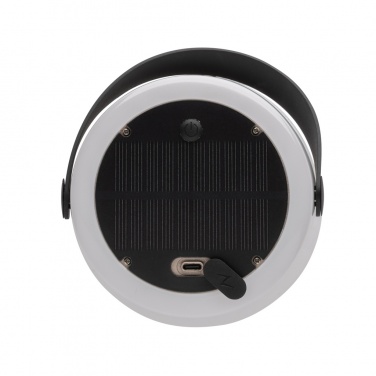 Logo trade advertising products picture of: SolarGlow RCS recycled ABS USB-rechargeable outdoor light