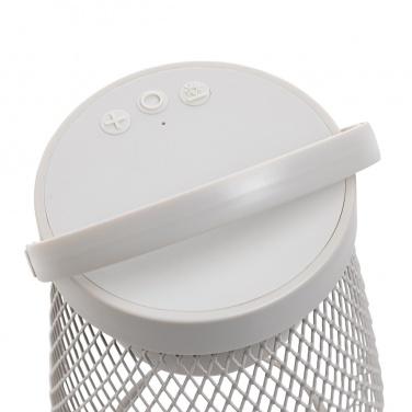 Logo trade promotional merchandise image of: Aurora RCS recycled plastic USB re-chargeable table lamp