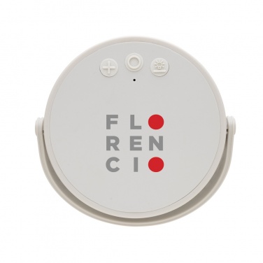 Logotrade promotional giveaway image of: Aurora RCS recycled plastic USB re-chargeable table lamp