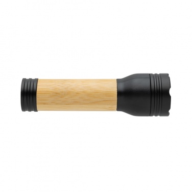Logotrade promotional products photo of: Lucid 1W RCS certified recycled plastic & bamboo torch