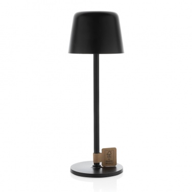 Logotrade advertising product image of: Zenic RCS recycled plastic USB re-chargable table lamp