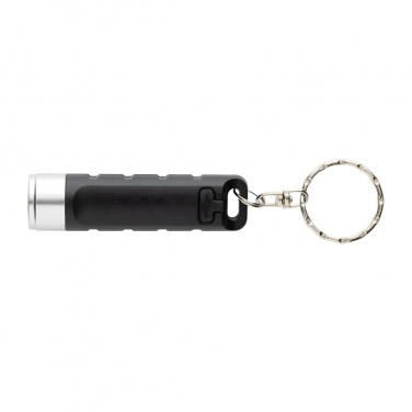 Logotrade business gifts photo of: Globix RCS recycled plastic USB re-chargeable keychain torch