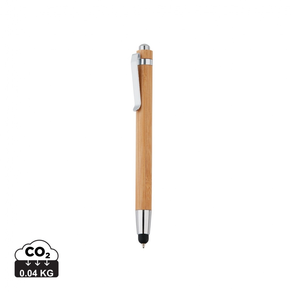 Logo trade promotional gifts picture of: Bamboo stylus pen