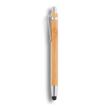 Logo trade promotional giveaway photo of: Bamboo stylus pen