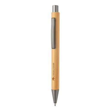 Logotrade promotional merchandise photo of: Slim design bamboo pen