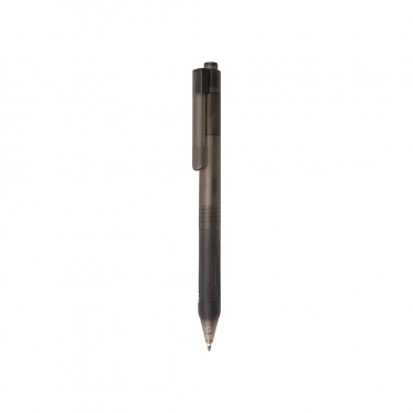 Logotrade promotional merchandise picture of: X9 frosted pen with silicone grip