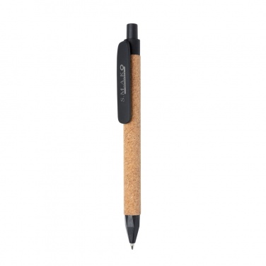 Logotrade promotional product picture of: Write wheatstraw and cork pen