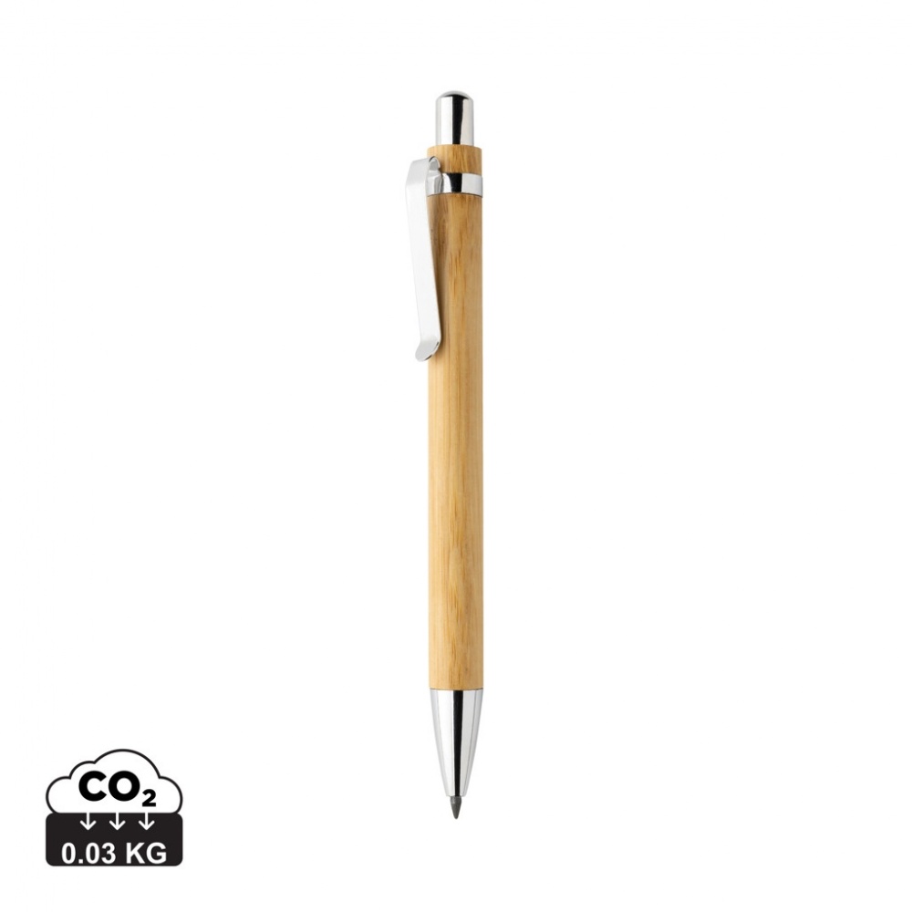 Logo trade corporate gifts image of: Pynn bamboo infinity pen