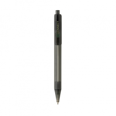 Logo trade promotional merchandise photo of: GRS RPET X8 transparent pen