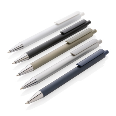 Logotrade promotional gift picture of: Amisk RCS certified recycled aluminum pen