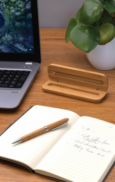 Logo trade promotional gifts picture of: Bamboo pen in box