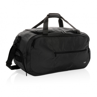 Logo trade promotional merchandise image of: Swiss Peak AWARE™ RPET sports duffel bag