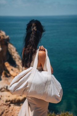 Logotrade business gifts photo of: Impact Aware™ 285gsm rcanvas duffel bag undyed