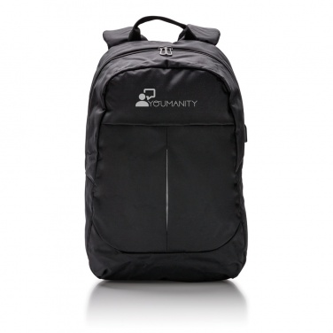 Logo trade business gifts image of: Power USB laptop backpack