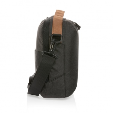 Logotrade promotional gifts photo of: Impact AWARE™ 300D two tone deluxe 15.6" laptop bag