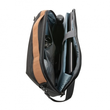 Logotrade promotional giveaway picture of: Impact AWARE™ 300D two tone deluxe 15.6" laptop bag