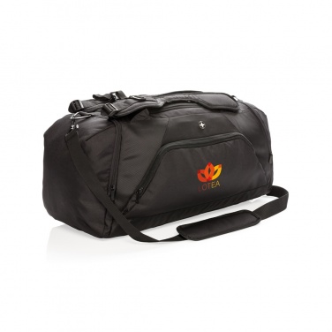 Logotrade promotional product image of: Swiss Peak RFID sports duffel & backpack