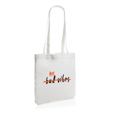 Logo trade corporate gifts image of: Impact AWARE™ recycled cotton tote 330 gsm