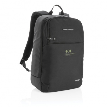 Logo trade business gift photo of: Swiss Peak laptop backpack with UV-C steriliser pocket