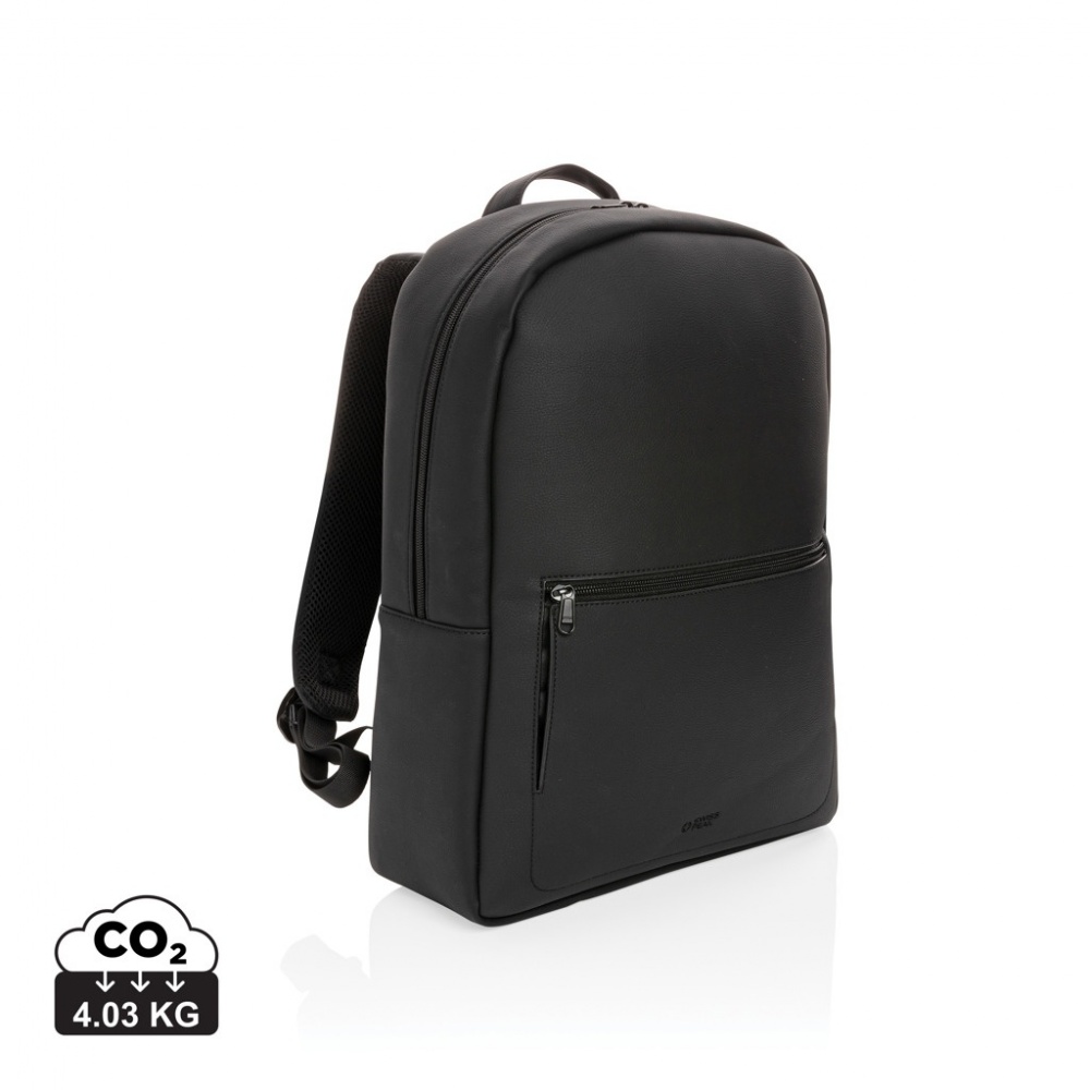 Logotrade corporate gift image of: Swiss Peak deluxe PU laptop backpack PVC free