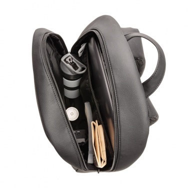 Logotrade corporate gift picture of: Swiss Peak deluxe PU laptop backpack PVC free