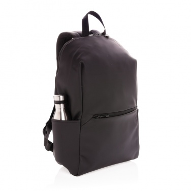 Logo trade promotional items picture of: Smooth PU 15.6"laptop backpack