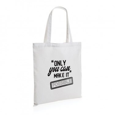 Logo trade promotional product photo of: Impact AWARE™ Recycled cotton tote 145g