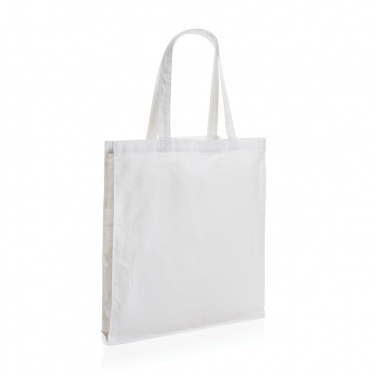 Logo trade promotional giveaways image of: Impact AWARE™ Recycled cotton tote w/bottom 145g