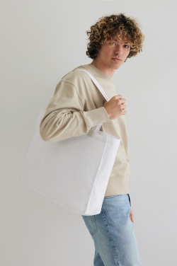 Logo trade promotional giveaways image of: Impact AWARE™ Recycled cotton shopper 145g