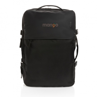 Logotrade promotional merchandise picture of: Swiss Peak AWARE™ RPET 15.6' expandable weekend backpack