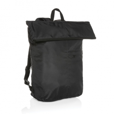 Logo trade promotional giveaways picture of: Dillon AWARE™ RPET lightweight foldable backpack
