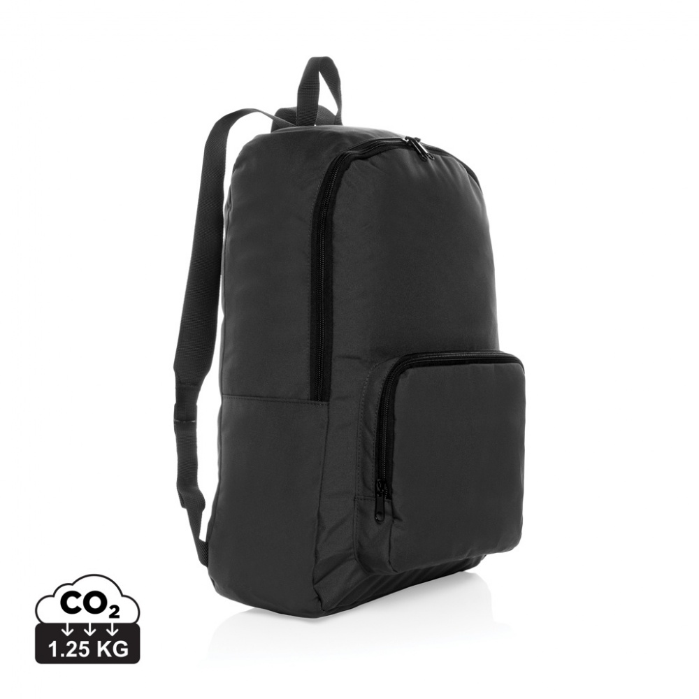 Logo trade promotional items picture of: Dillon AWARE™ RPET foldable classic backpack