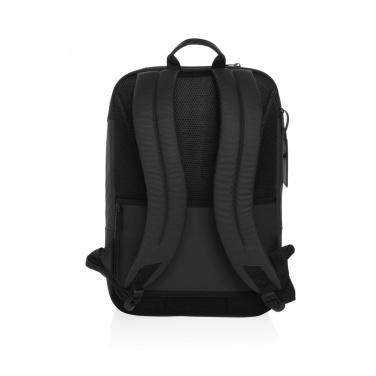 Logo trade promotional giveaways image of: Armond AWARE™ RPET 15.6 inch deluxe laptop backpack