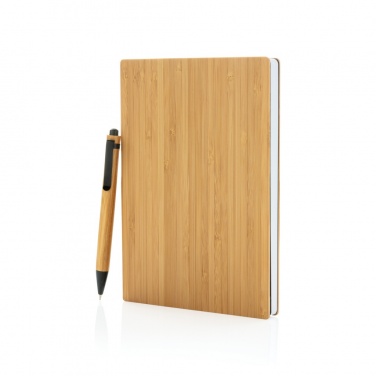 Logotrade advertising product image of: A5 Bamboo notebook & pen set