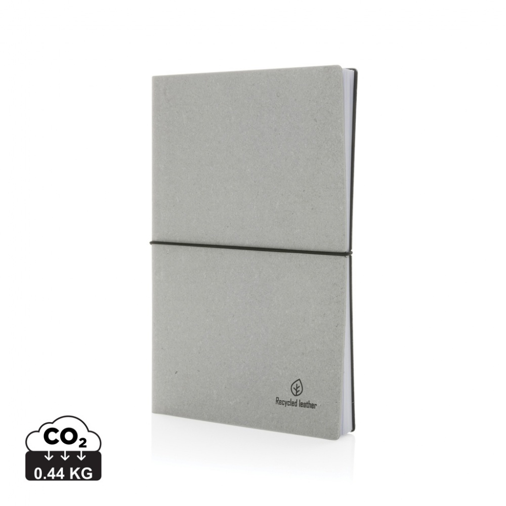 Logotrade promotional item picture of: A5 recycled leather notebook