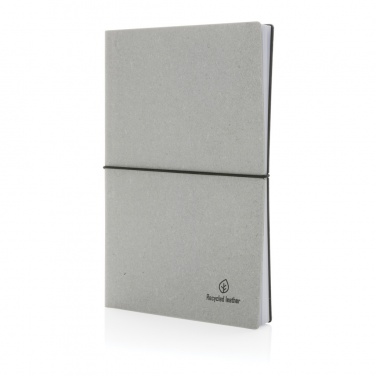Logotrade advertising products photo of: A5 recycled leather notebook