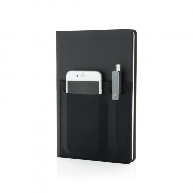 Logotrade promotional product picture of: A5 Deluxe notebook with smart pockets
