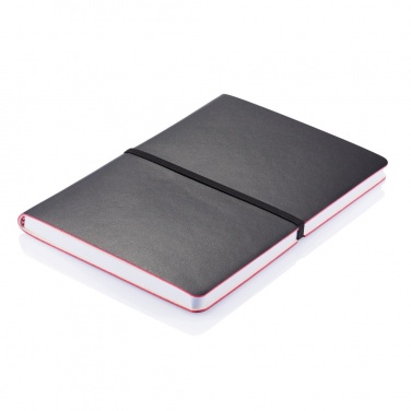 Logotrade promotional merchandise picture of: Deluxe softcover A5 notebook