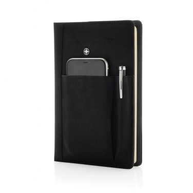 Logo trade advertising product photo of: Refillable notebook and pen set