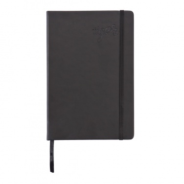 Logo trade business gift photo of: Deluxe hardcover PU A5 notebook