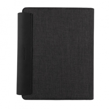 Logotrade business gift image of: Fiko wireless charging A5 portfolio with powerbank