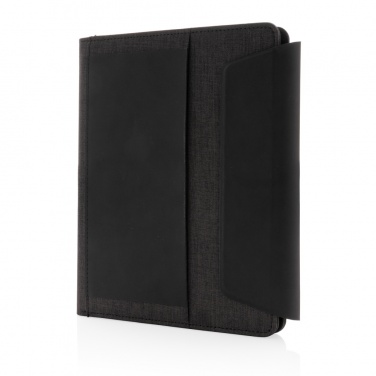 Logo trade corporate gift photo of: Fiko wireless charging A5 portfolio with powerbank