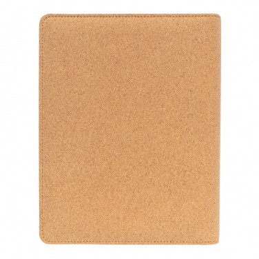 Logo trade promotional items picture of: Deluxe cork portfolio A5 with pen