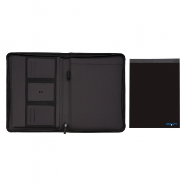 Logotrade promotional items photo of: Impact AWARE™ RPET A4 portfolio with zipper
