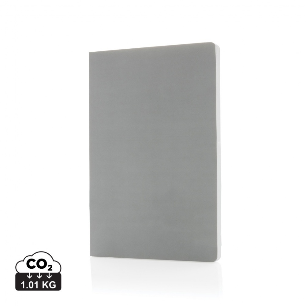Logo trade promotional product photo of: Impact softcover stone paper notebook A5
