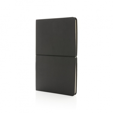 Logo trade promotional merchandise photo of: Modern deluxe softcover A5 notebook