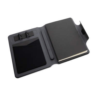 Logo trade corporate gifts picture of: Artic Magnetic 10W wireless charging A5 notebook